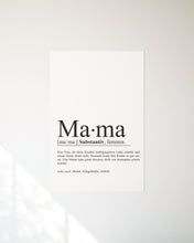 Lade das Bild in den Galerie-Viewer, Poster &quot;Mama&quot; | Geschenk für Muttertag oder Geburtstag
